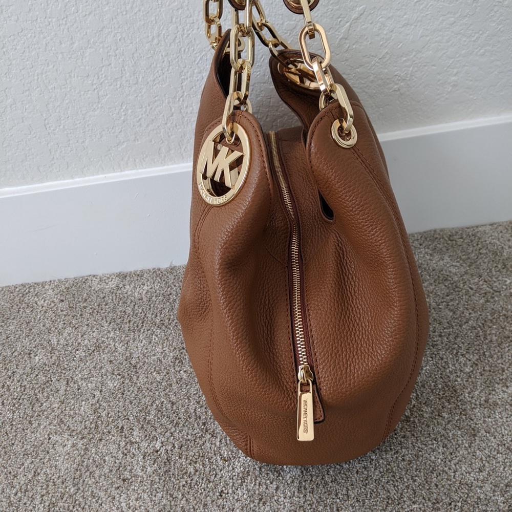 Michael Kors Brown Shoulder Purse - Picture 2 of 6